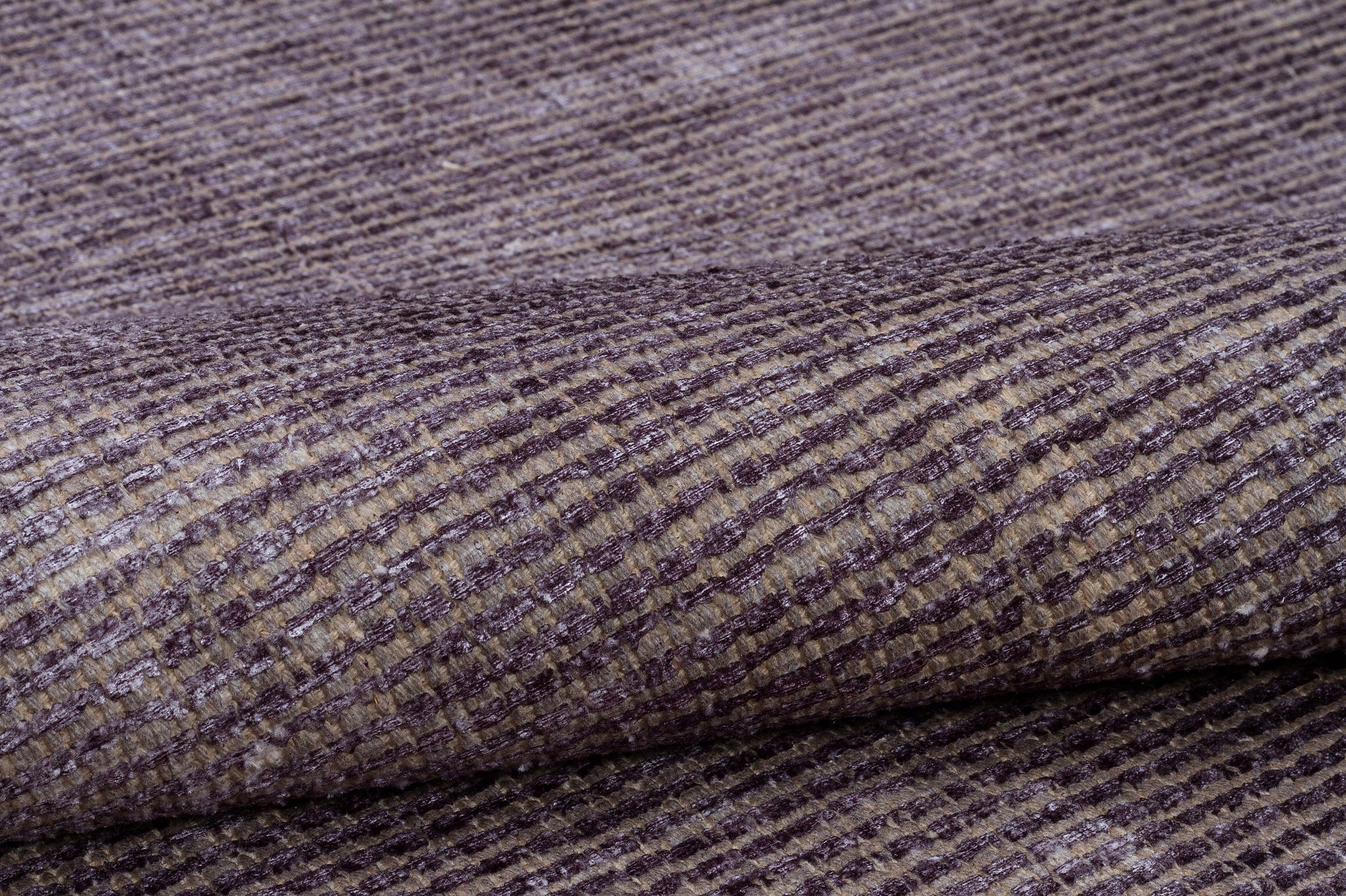 Distressed Abstract Area Rug – Muted Plum, Charcoal Grey, Low Pile Carpet