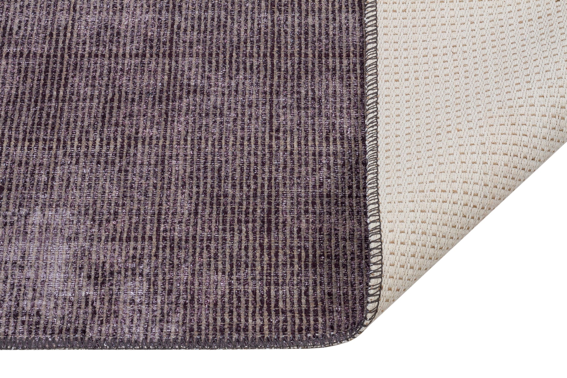 Washable Charcoal Grey Distressed Area Rug | Low Pile Non-Slip Boho Carpet