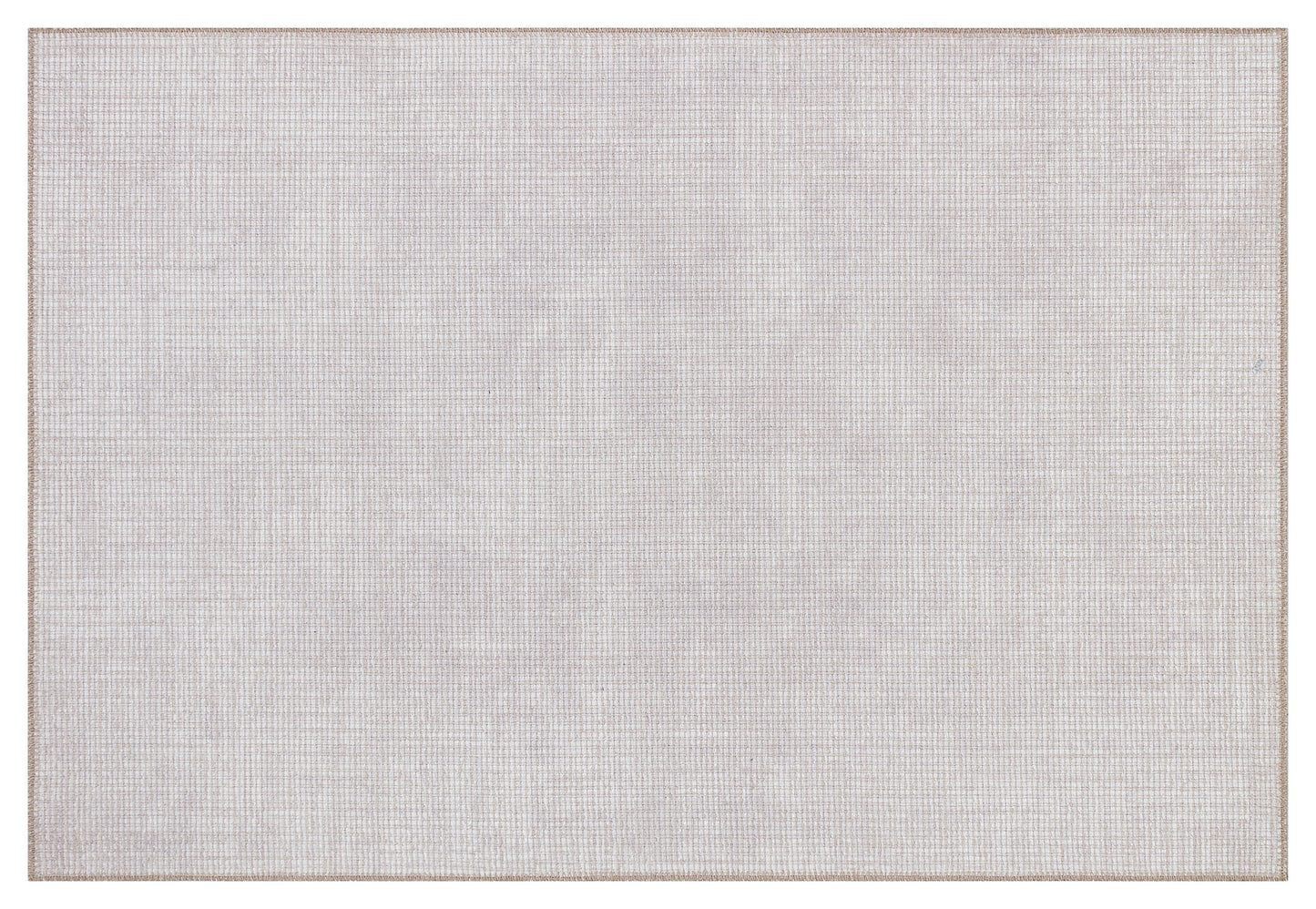 Machine Washable Woven Carpet – Light Gray Modern Low Pile Rug