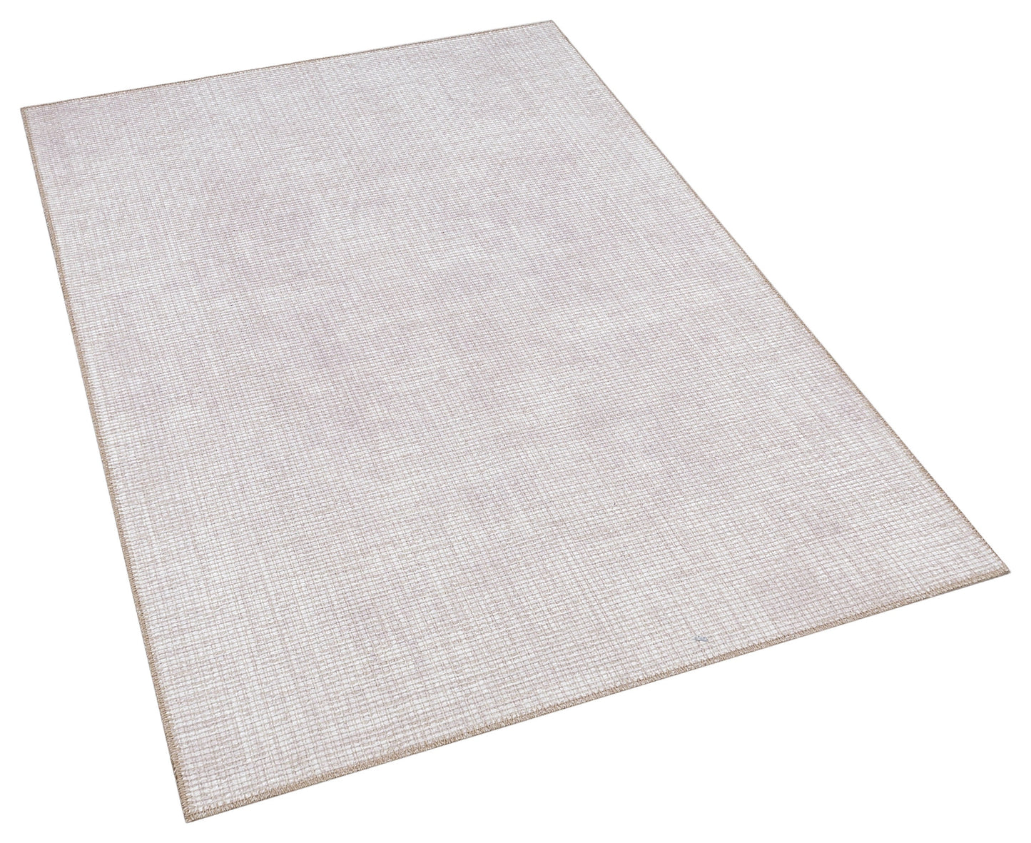Machine Washable Woven Carpet – Light Gray Modern Low Pile Rug