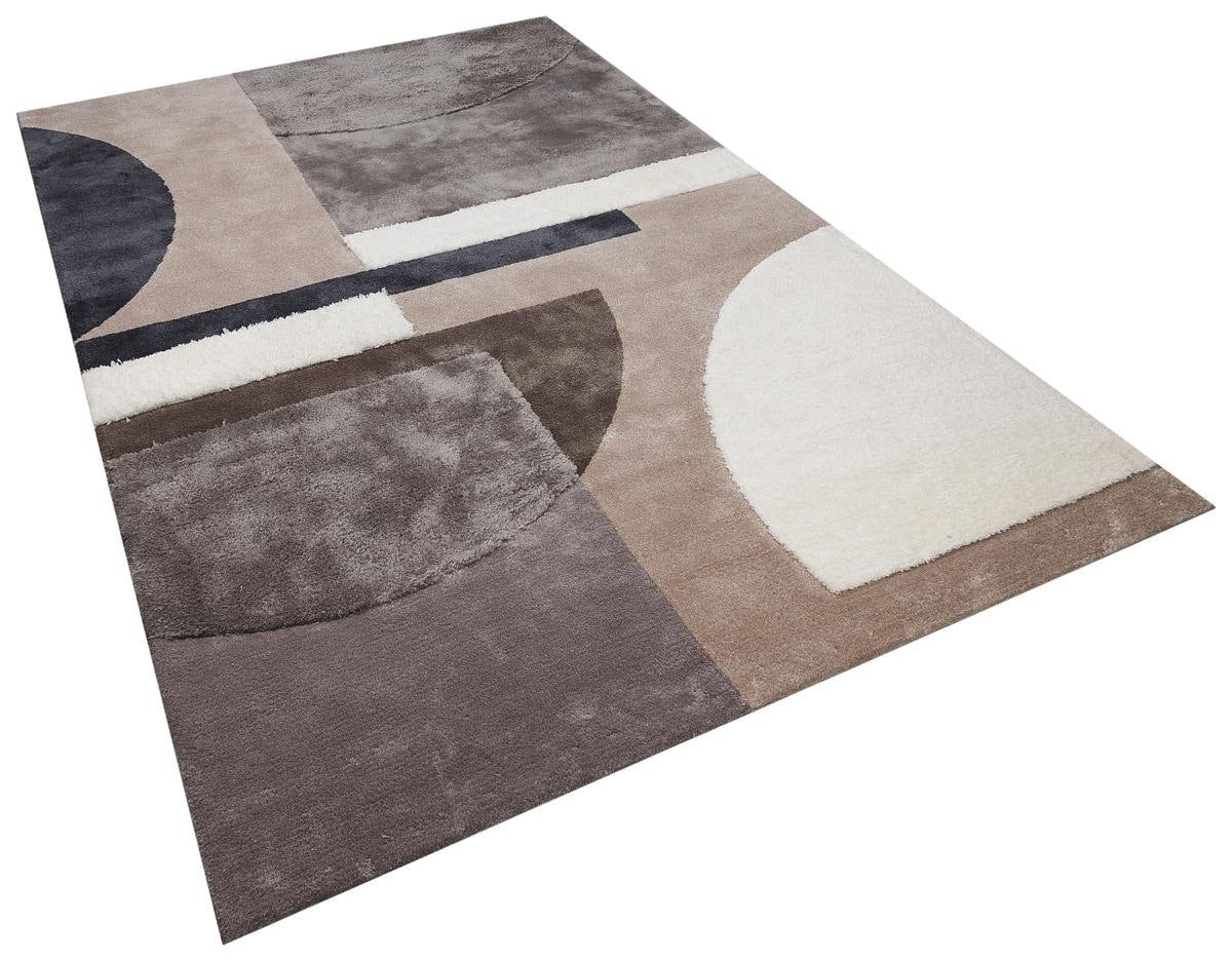 Hand Tufted Custom Rug: Contemporary Viscose Rug