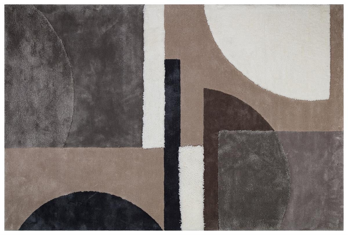 Hand Tufted Custom Rug: Contemporary Viscose Rug