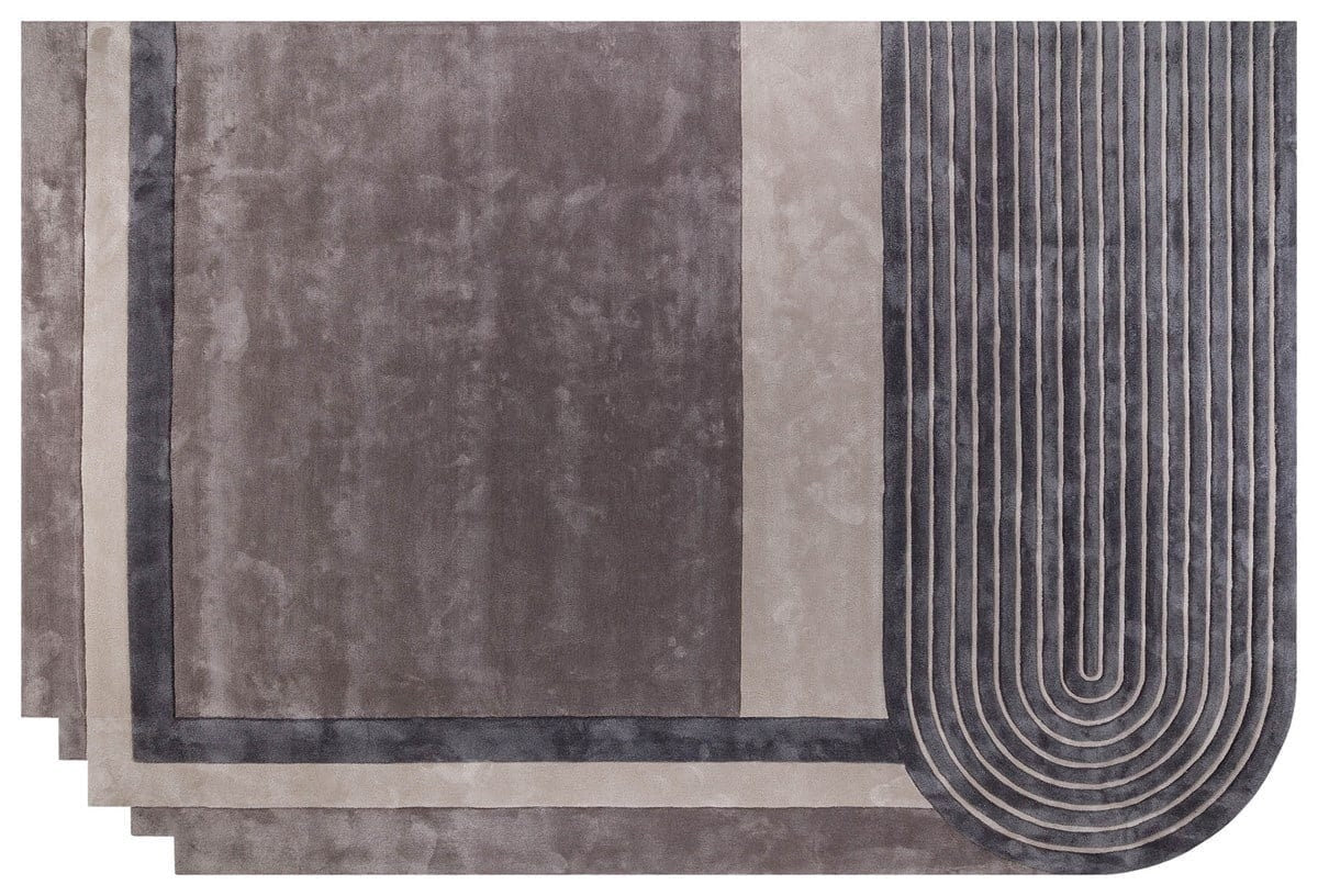 Custom Hand-Tufted Viscose Rug: Contemporary Designer Rug