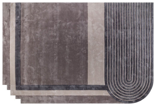 Custom Hand-Tufted Viscose Rug: Contemporary Designer Rug