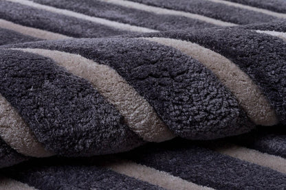 Custom Hand-Tufted Viscose Rug: Contemporary Designer Rug