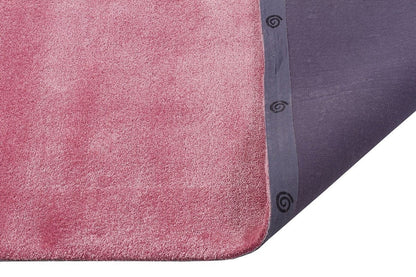 Custom Hand-Tufted Viscose Rug: Contemporary Pink Design