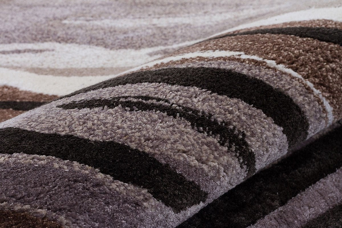 Custom Hand-Tufted Viscose Rug: Contemporary Beige Design