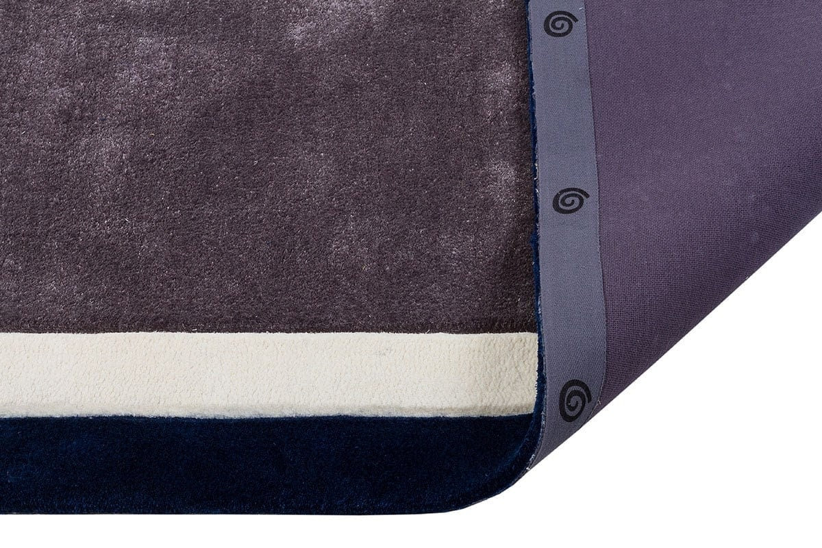 Hand Tufted Custom Rug: Contemporary Gray Viscose Rug