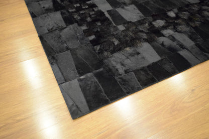 8'x10' Faux Leather Rug: Luxurious Design for Bedroom, Nursery, Living Room, or Dining Area