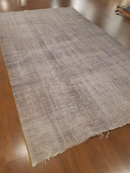 Vintage Turkish Wool Rug (5'3''x8'9''): Bohemian Anatolian Design