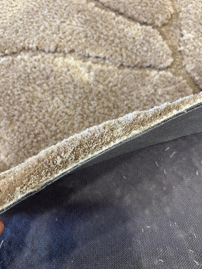 Hand Tufted Viscose Rug: Custom Designer Circle Rug