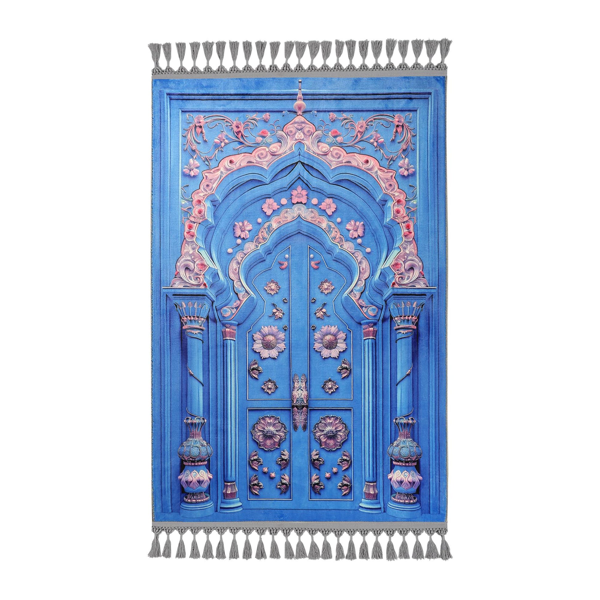 Turkish Prayer Rug, Ottoman Design Seccade, Muslim Prayer Mat