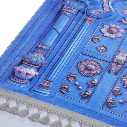 Turkish Prayer Rug, Ottoman Design Seccade, Muslim Prayer Mat