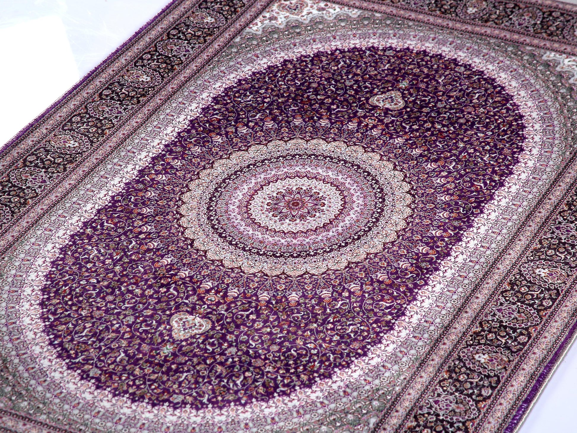Turkish Prayer Rug, Soft Muslim Prayer Mat, Ottoman Design