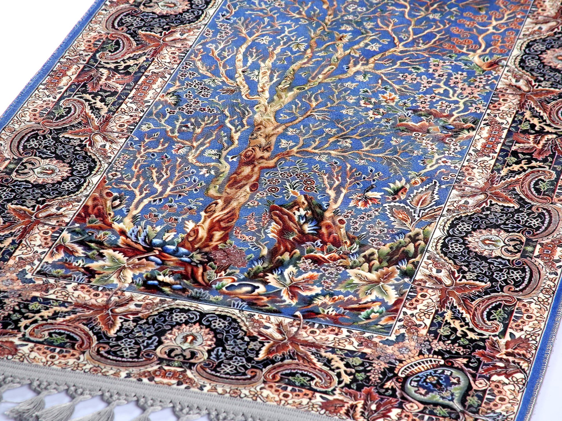 Turkish Prayer Rug, Soft Muslim Prayer Mat, Ottoman Design
