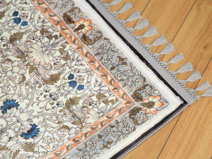 Turkish Prayer Rug, Ottoman Design, Soft Muslim Prayer Mat