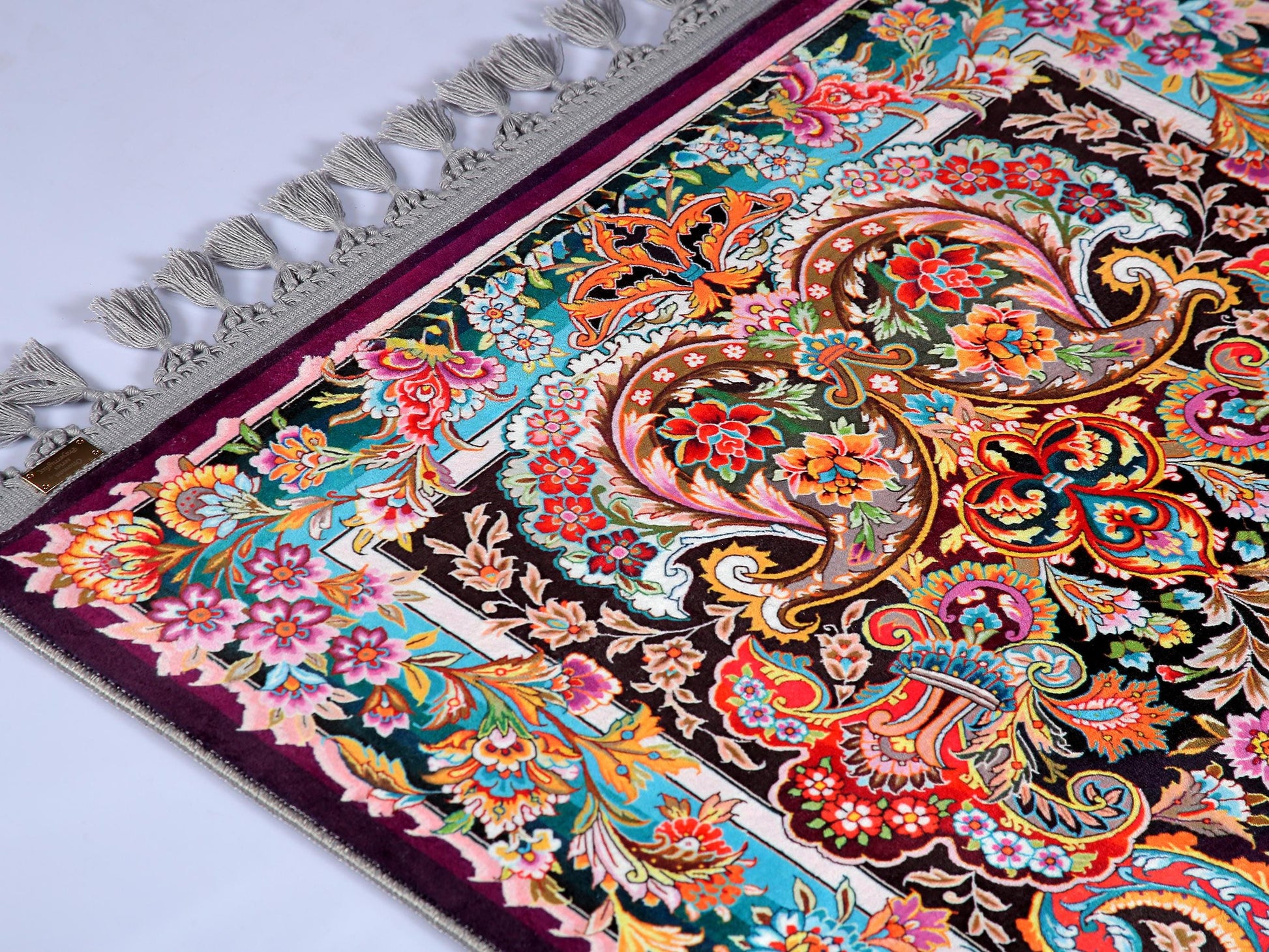 Turkish Prayer Rug, Ottoman Design, Soft Muslim Prayer Mat