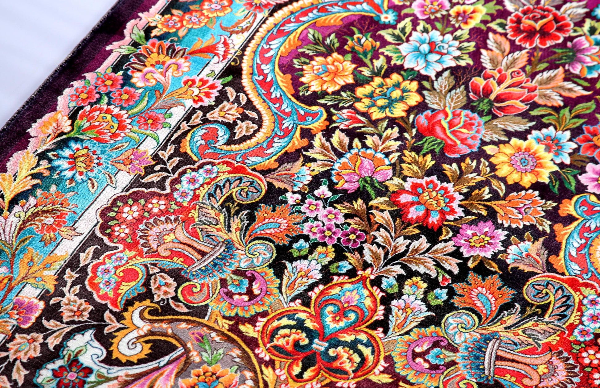 Turkish Prayer Rug, Ottoman Design, Soft Muslim Prayer Mat