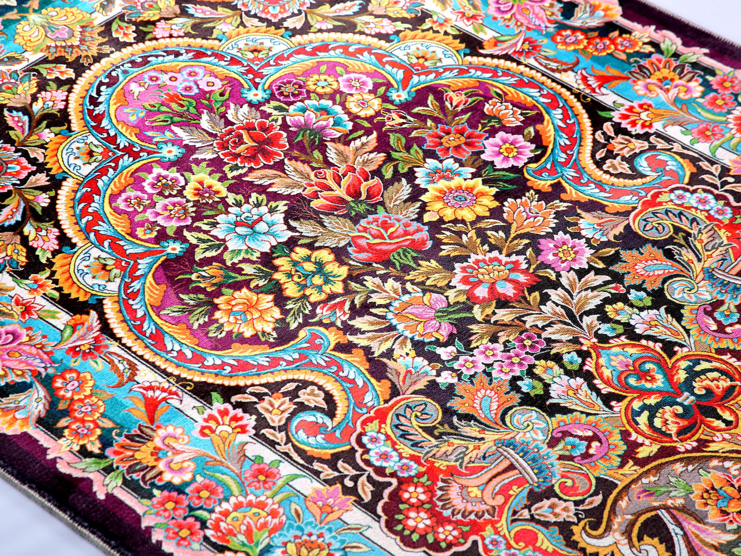 Turkish Prayer Rug, Ottoman Design, Soft Muslim Prayer Mat