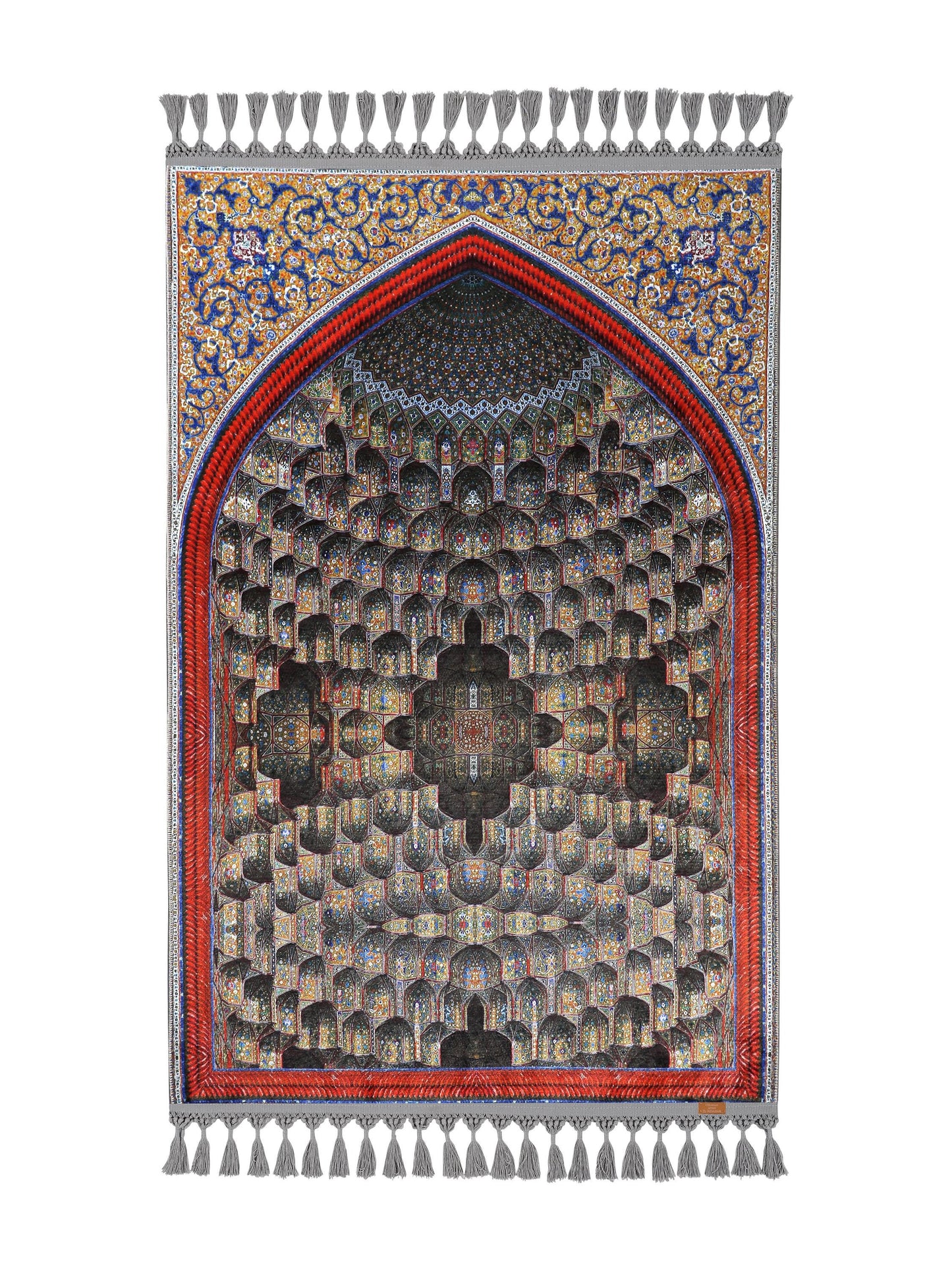 Turkish Prayer Rug, Ottoman Design, Soft Muslim Prayer Mat