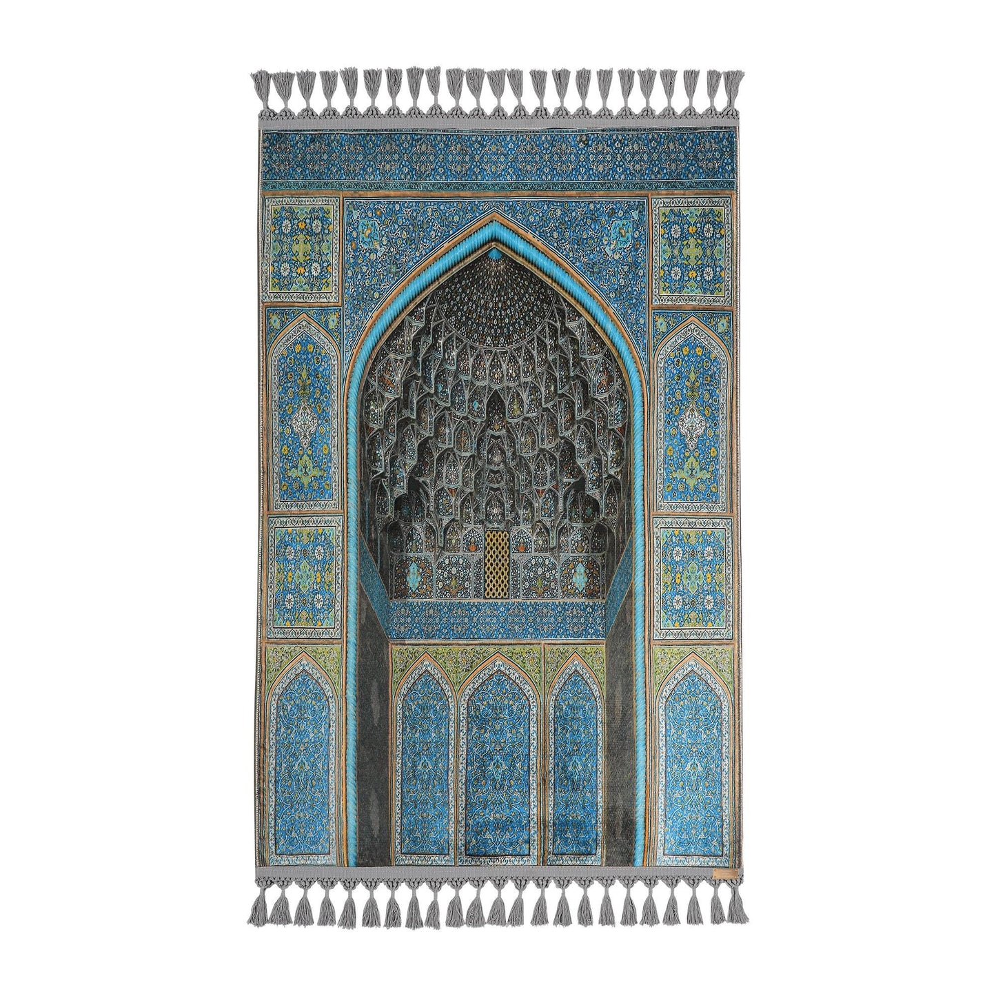 Turkish Prayer Rug, Ottoman Design, Soft Muslim Prayer Mat