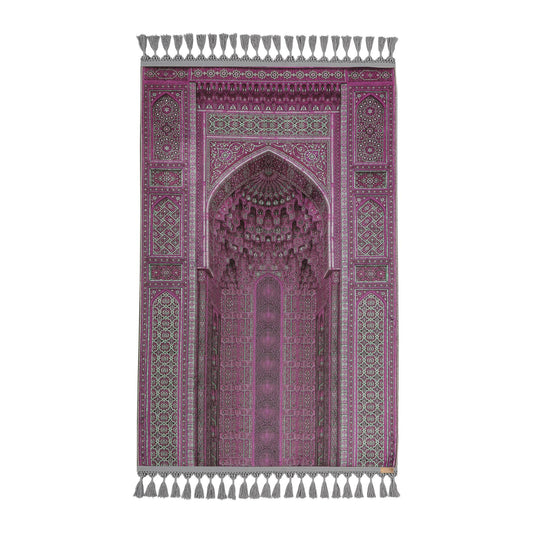 Turkish Prayer Rug, Ottoman Design, Soft Muslim Prayer Mat