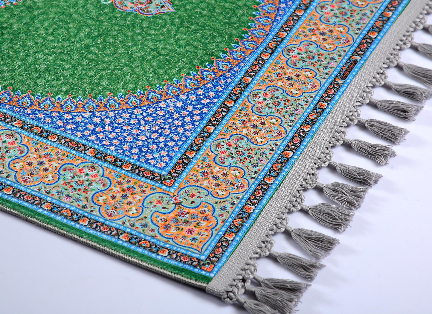 Turkish Prayer Rug, Ottoman Design, Soft Muslim Prayer Mat
