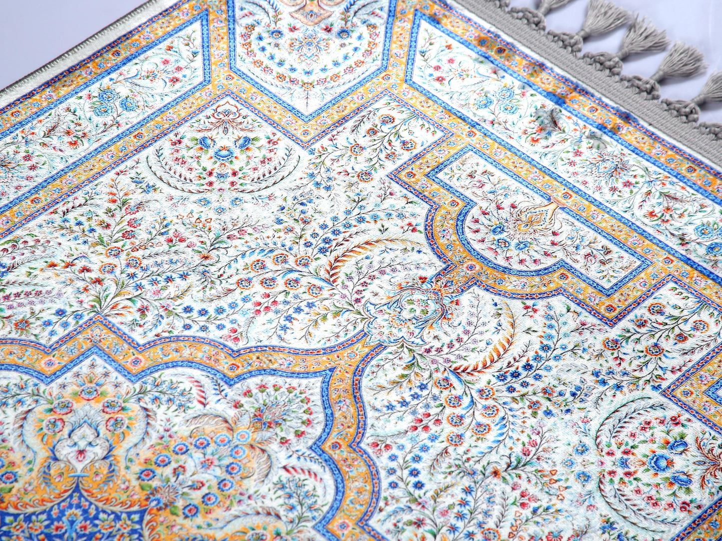 Turkish Prayer Rug, Ottoman Design Seccade, Muslim Prayer Mat
