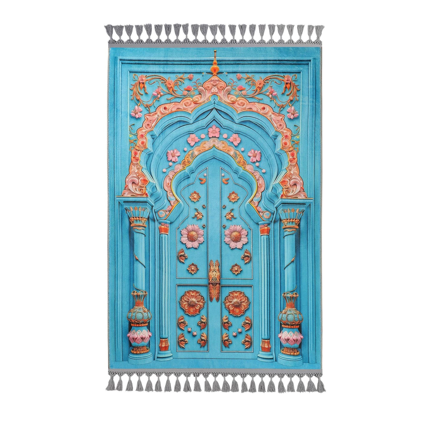 Turkish Prayer Rug, Ottoman Design, Muslim Prayer Mat