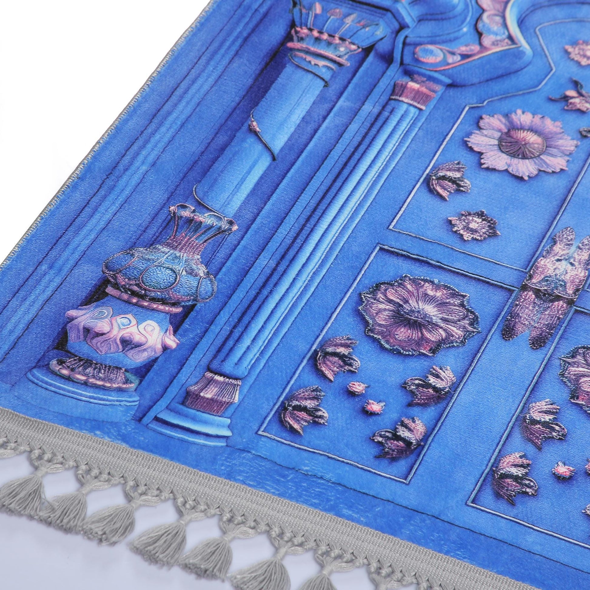 Turkish Prayer Rug, Ottoman Design, Soft Muslim Prayer Mat
