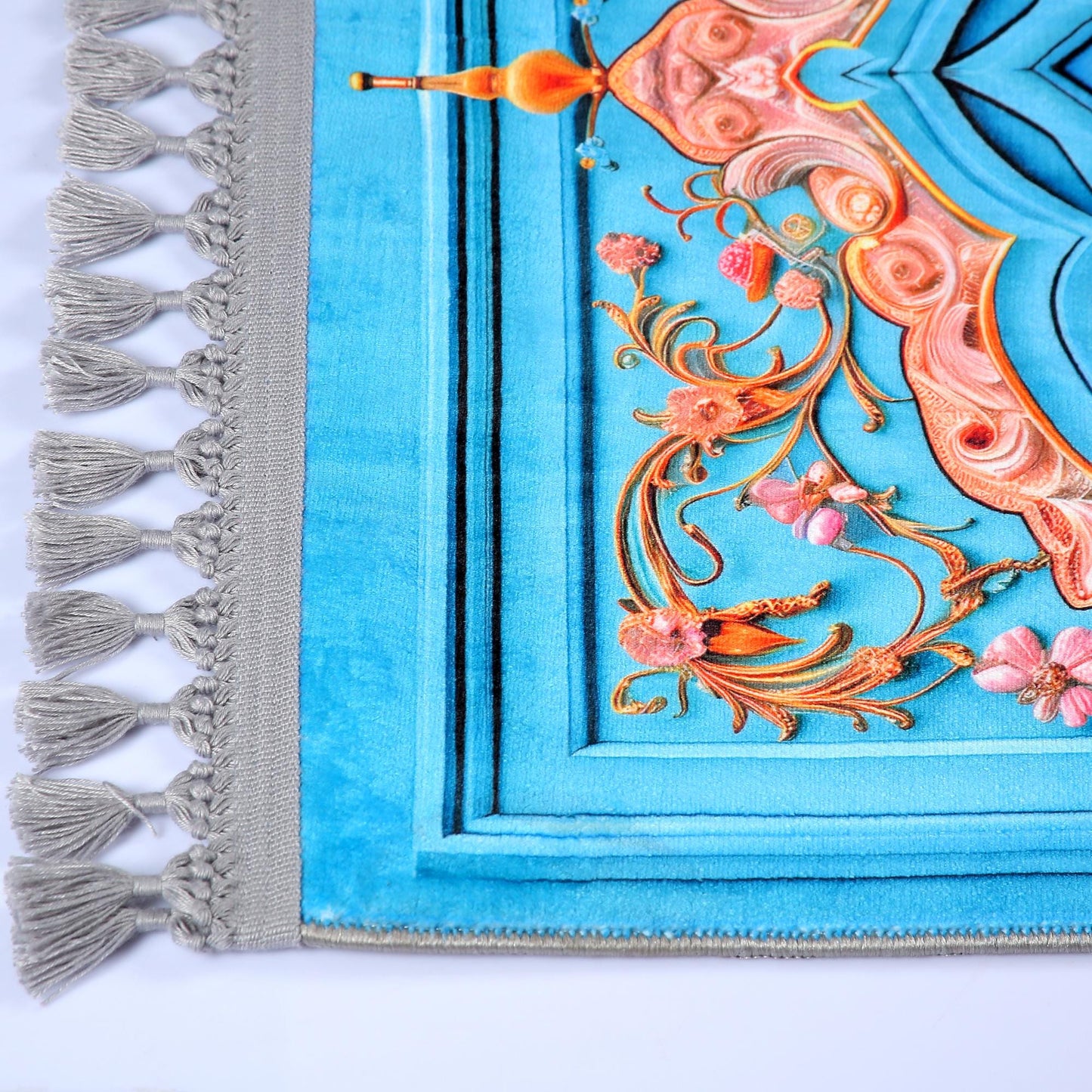 Turkish Prayer Rug, Ottoman Design, Muslim Prayer Mat