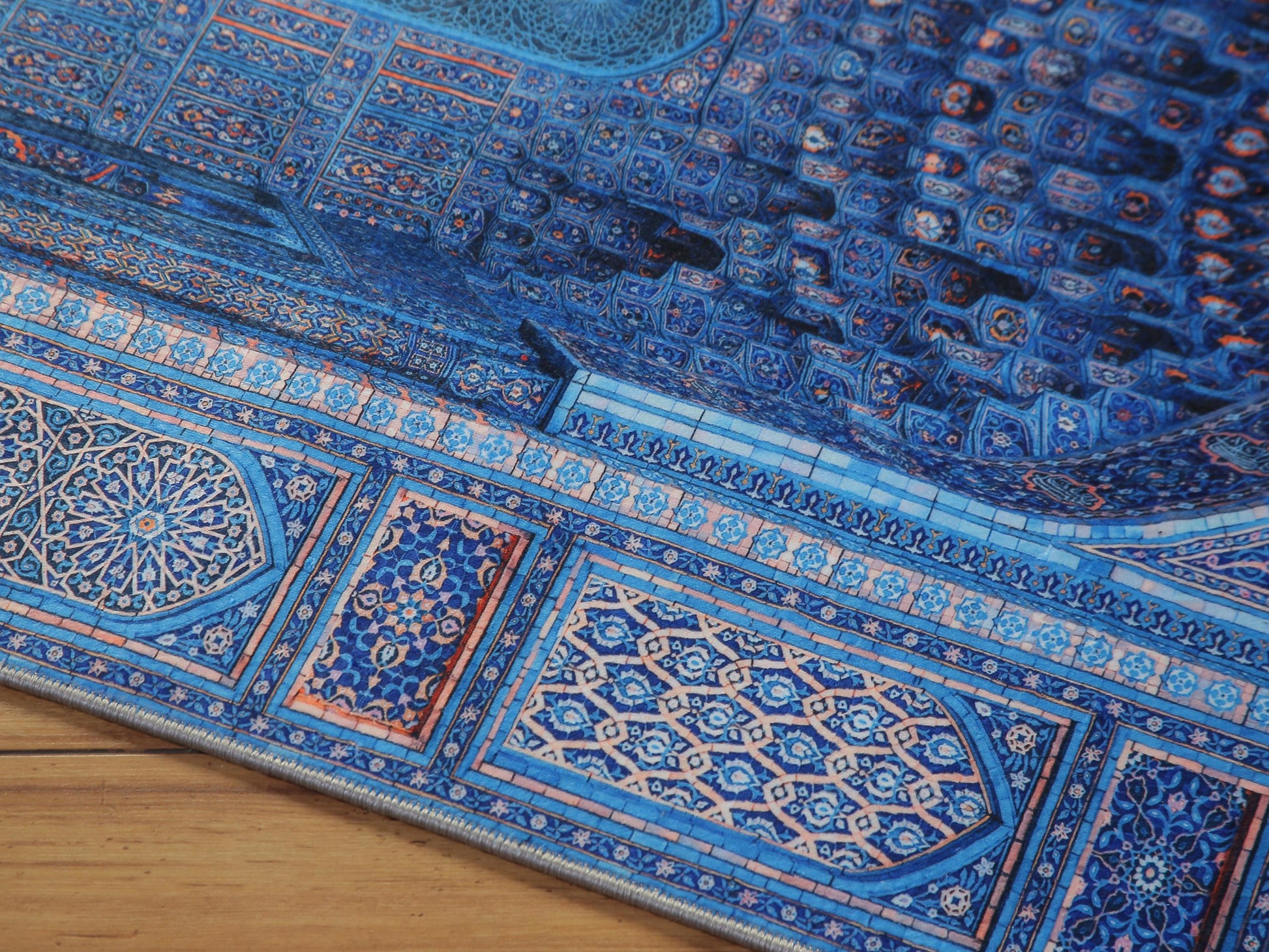 Turkish Prayer Rug, Ottoman Design, Muslim Prayer Mat