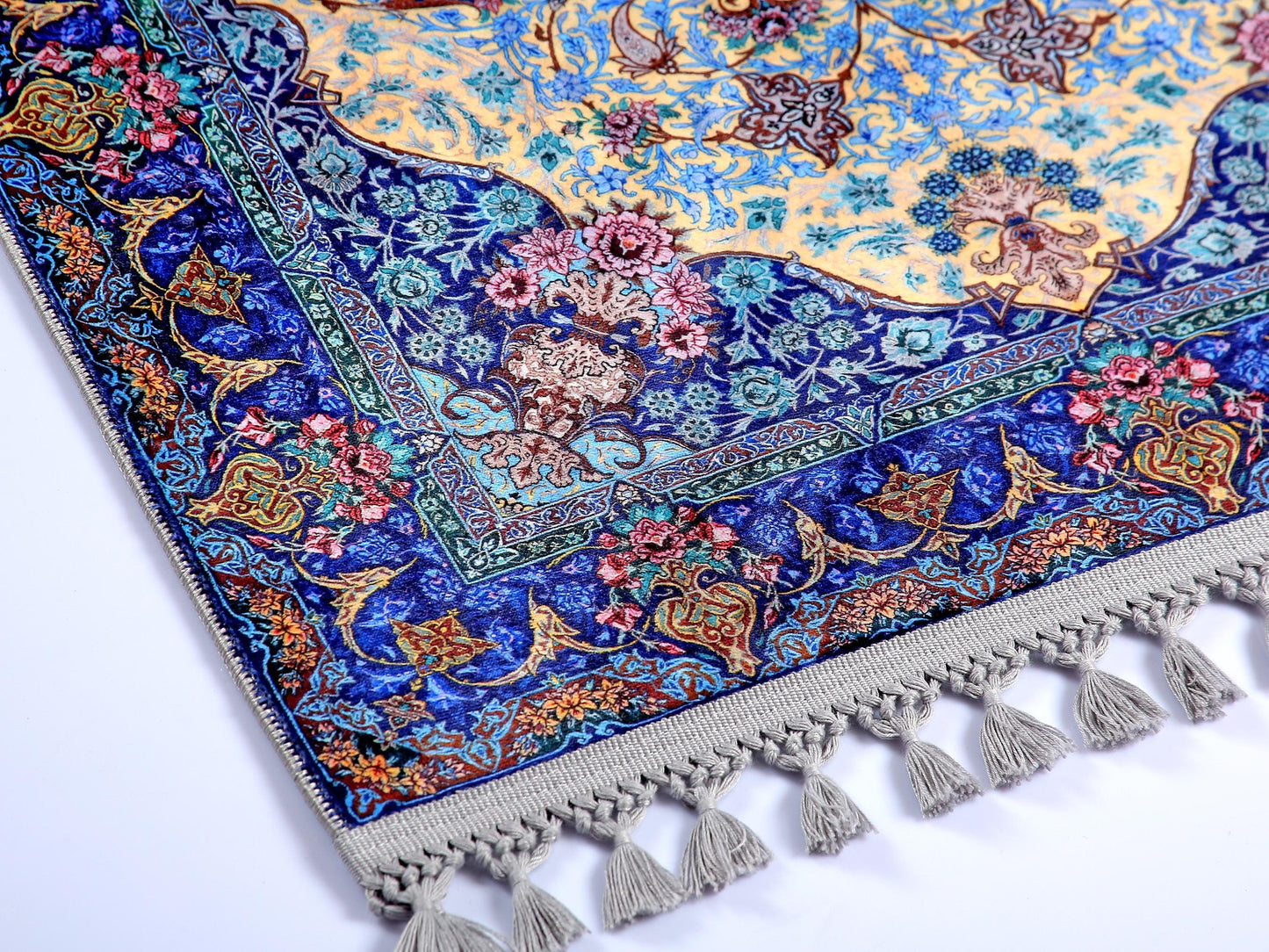 Turkish Prayer Rug, Ottoman Design, Muslim Prayer Mat