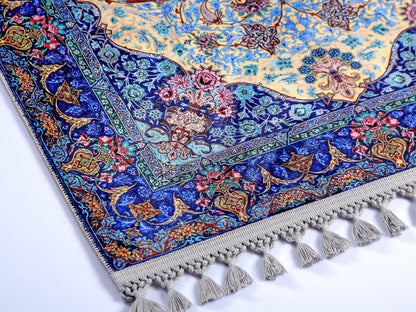 Turkish Prayer Rug, Ottoman Design, Muslim Prayer Mat