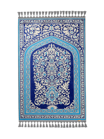 Turkish Prayer Rug, Ottoman Design Muslim Prayer Mat