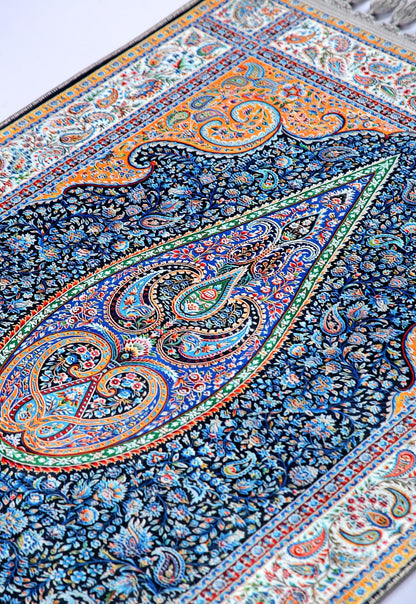 Turkish Prayer Rug, Ottoman Design, Soft Muslim Prayer Mat