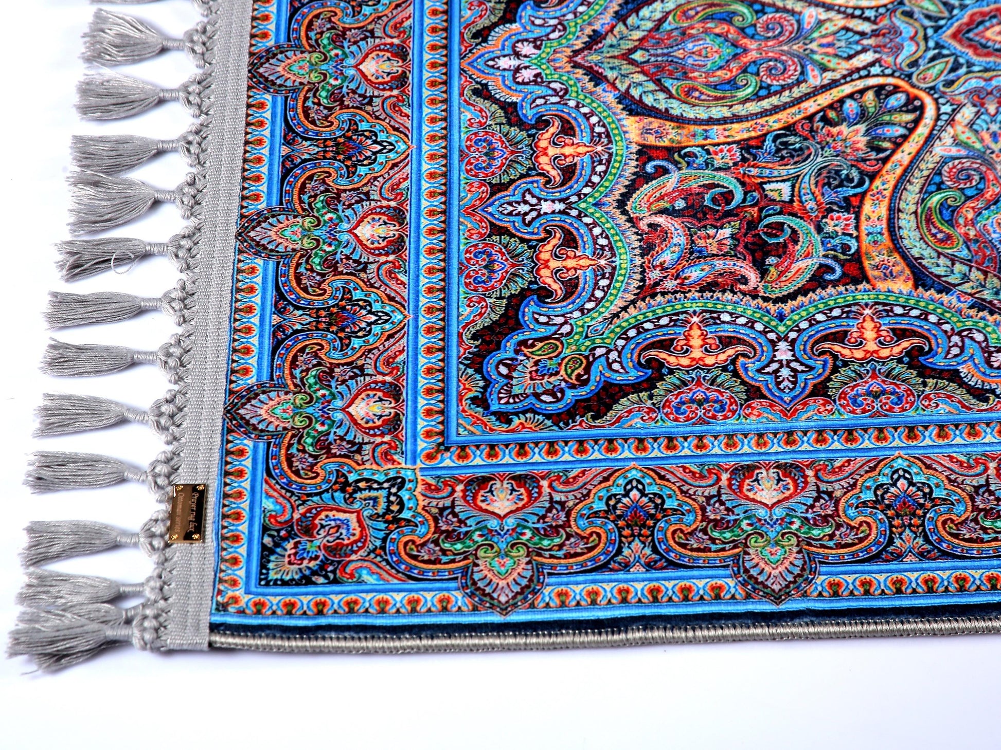 Turkish Prayer Rug, Ottoman Design, Soft Muslim Prayer Mat
