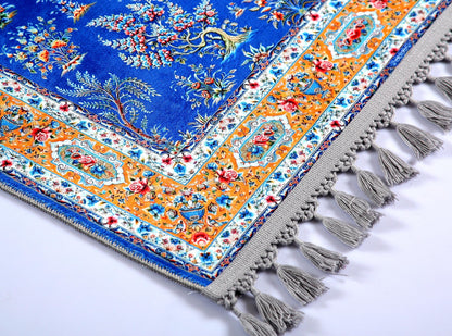 Turkish Prayer Rug, Ottoman Design, Soft Muslim Prayer Mat