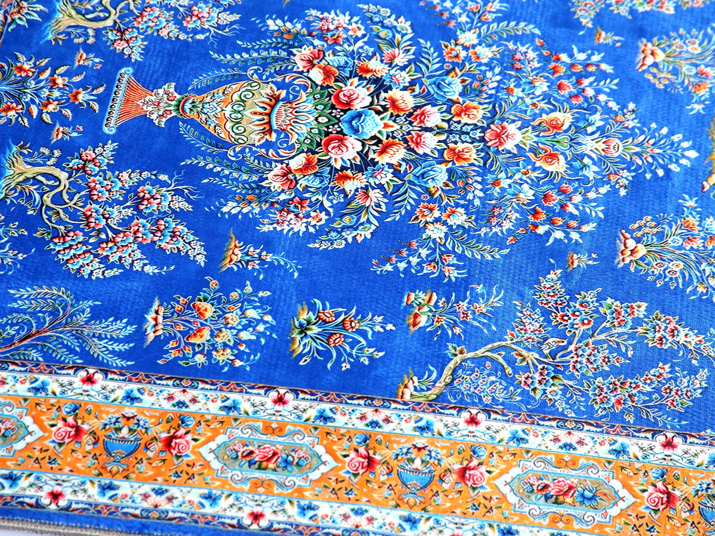 Turkish Prayer Rug, Ottoman Design, Soft Muslim Prayer Mat