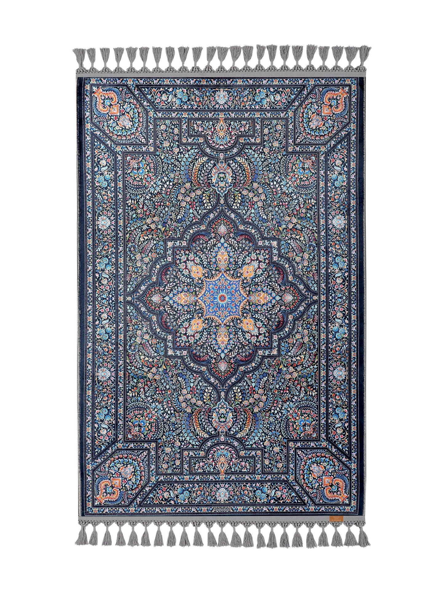 Turkish Prayer Rug, Soft Muslim Prayer Mat, Ottoman Design