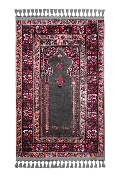 Turkish Prayer Rug, Ottoman Design Muslim Prayer Mat