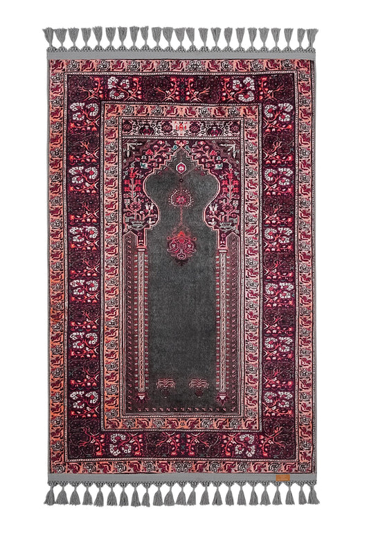 Turkish Prayer Rug, Ottoman Design Muslim Prayer Mat