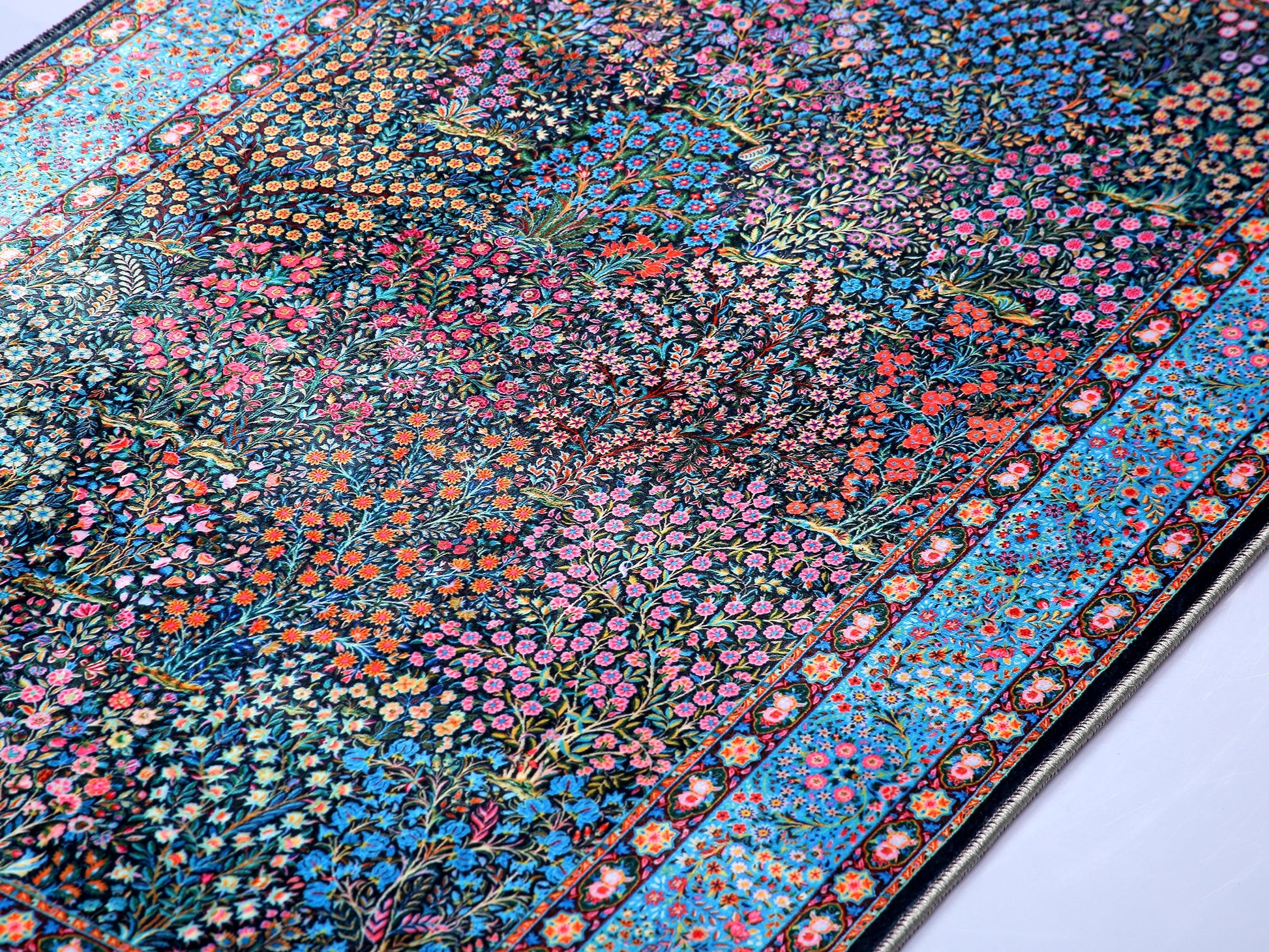 Turkish Prayer Rug, Ottoman Design, Soft Muslim Prayer Mat