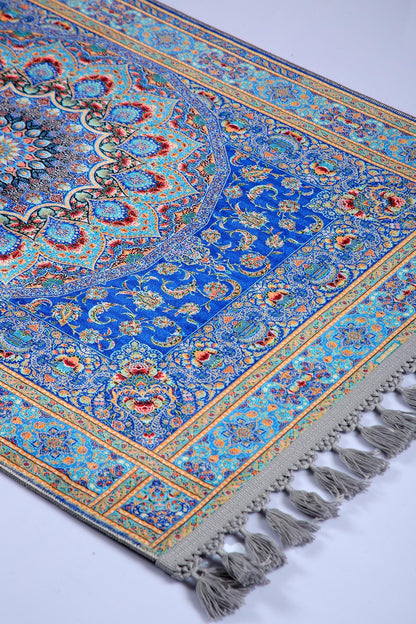 Turkish Prayer Rug, Ottoman Design, Muslim Prayer Mat