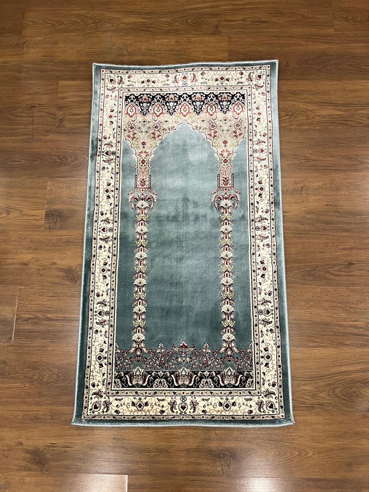 Turkish Prayer Rug: Soft Lightweight Seccade (70x125 cm)