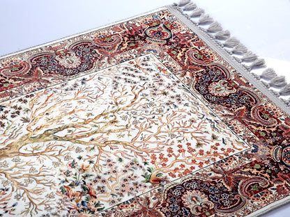 Turkish Prayer Rug, Ottoman Design Seccade, Muslim Prayer Mat