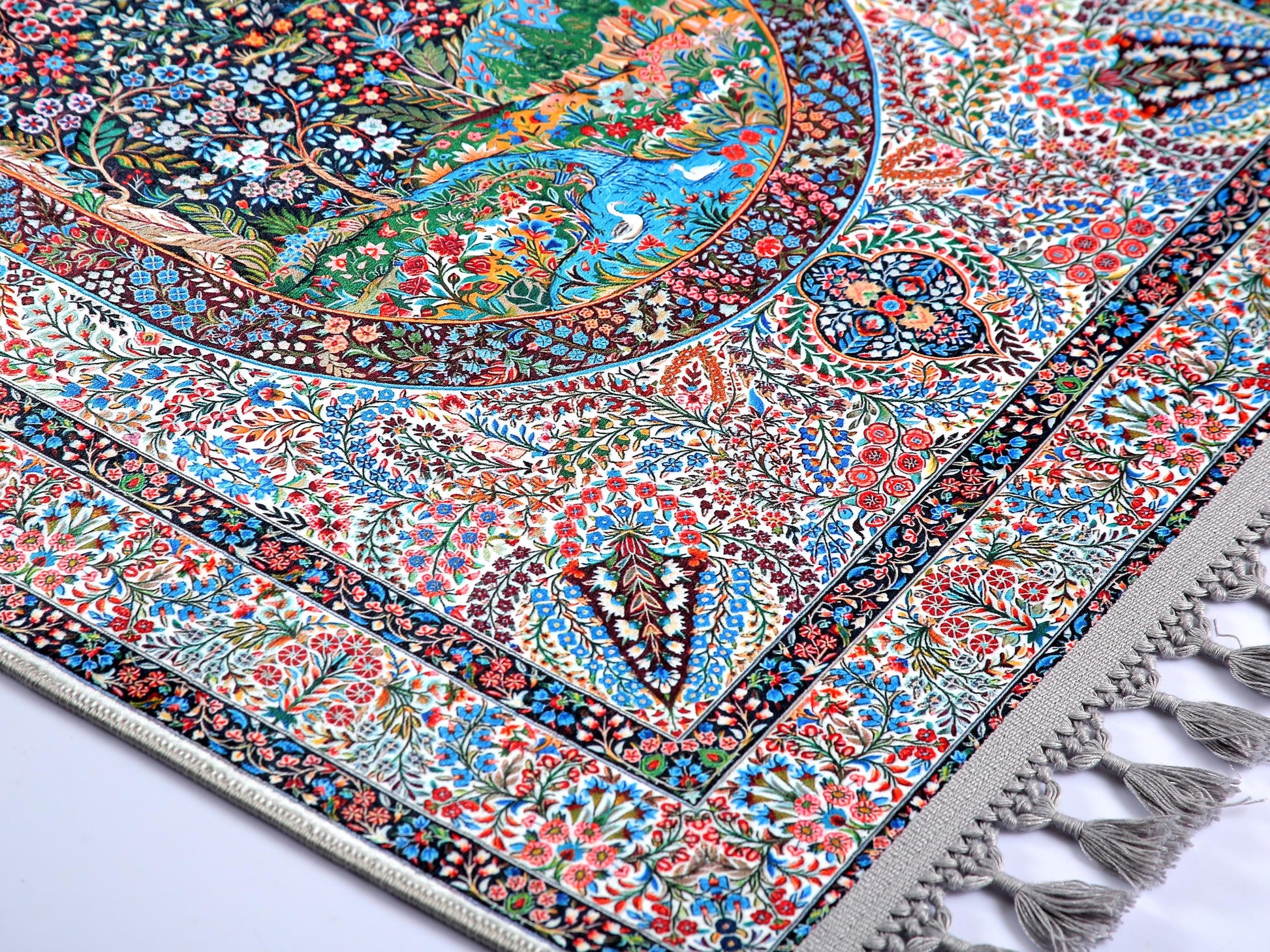 Turkish Prayer Rug, Ottoman Design, Soft Muslim Prayer Mat