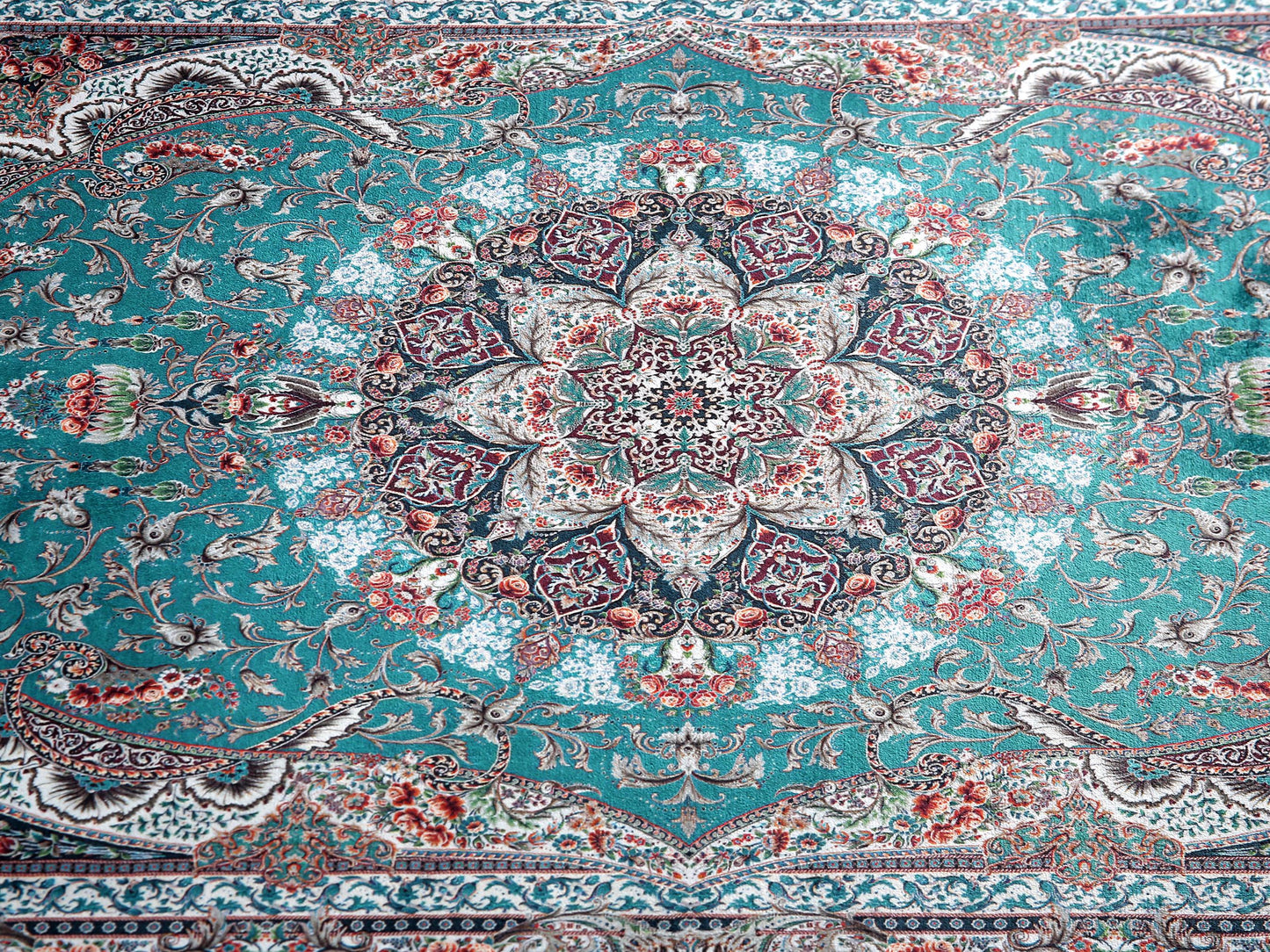 Turkish Prayer Rug, Traditional Ottoman Design, Muslim Seccade