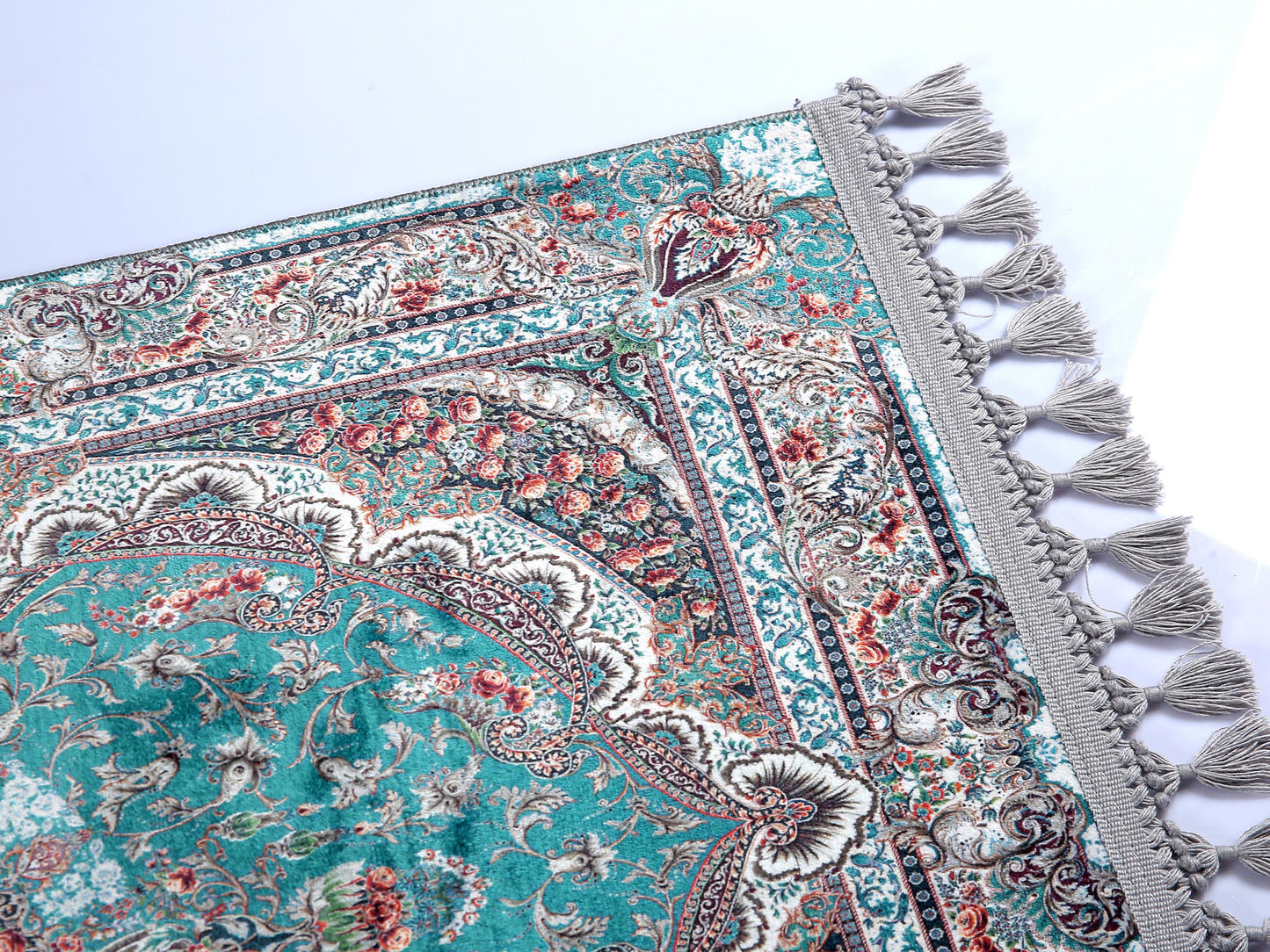 Turkish Prayer Rug, Traditional Ottoman Design, Muslim Seccade