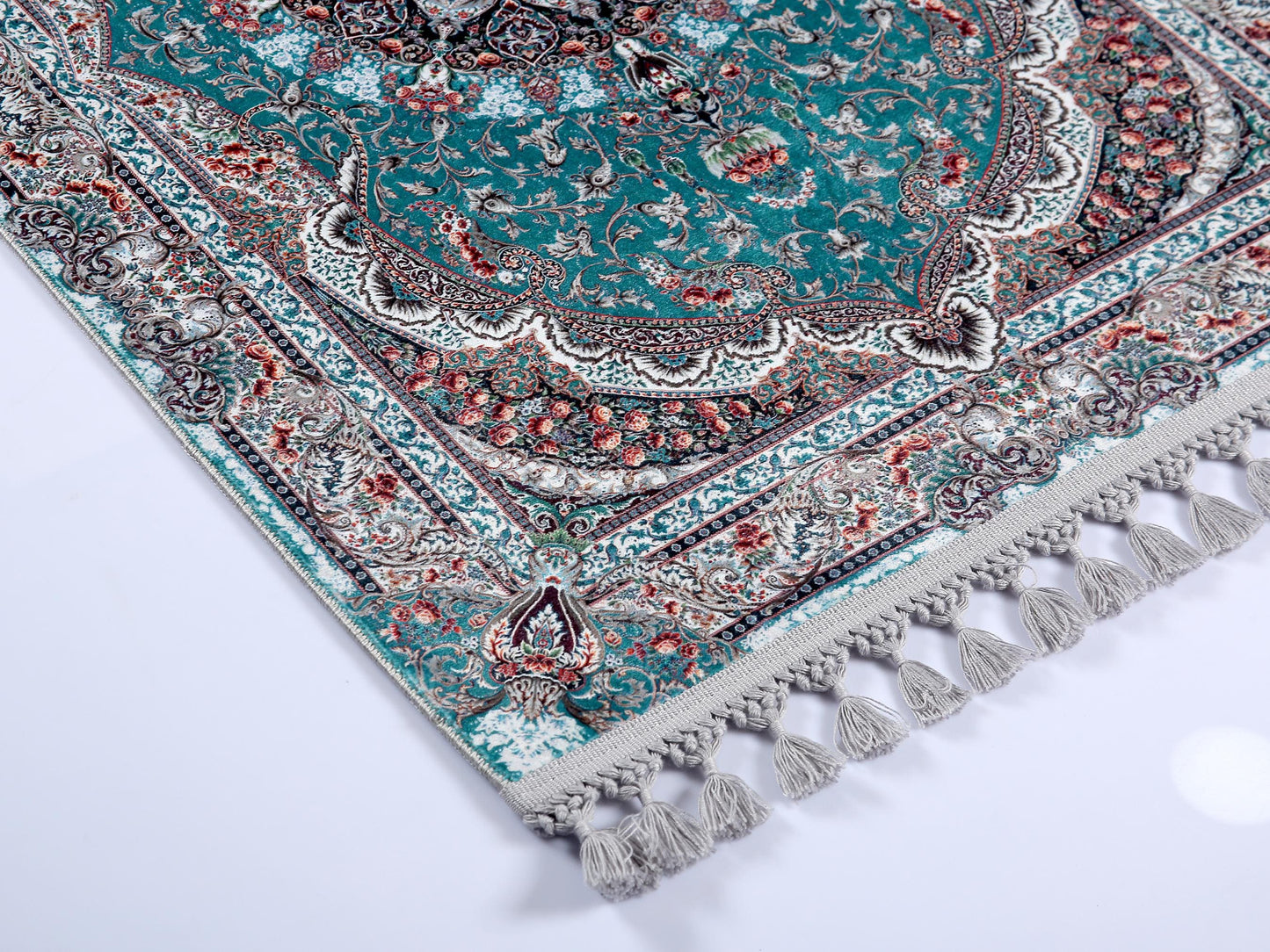 Turkish Prayer Rug, Traditional Ottoman Design, Muslim Seccade
